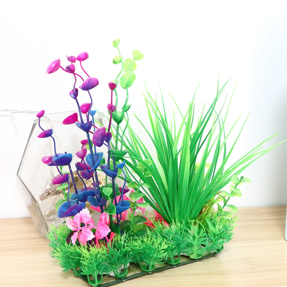 

Realistic Artificial Underwater Plants For Aquarium Fish Tank Decoration Lifelike Plastic Sea Grass Non-Toxic Ornament