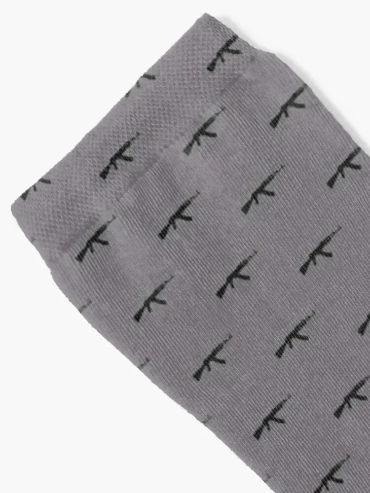 AK-47 kalashnikov assault rifl Socks custom sports floral Heating sock cute Socks For Men Women's