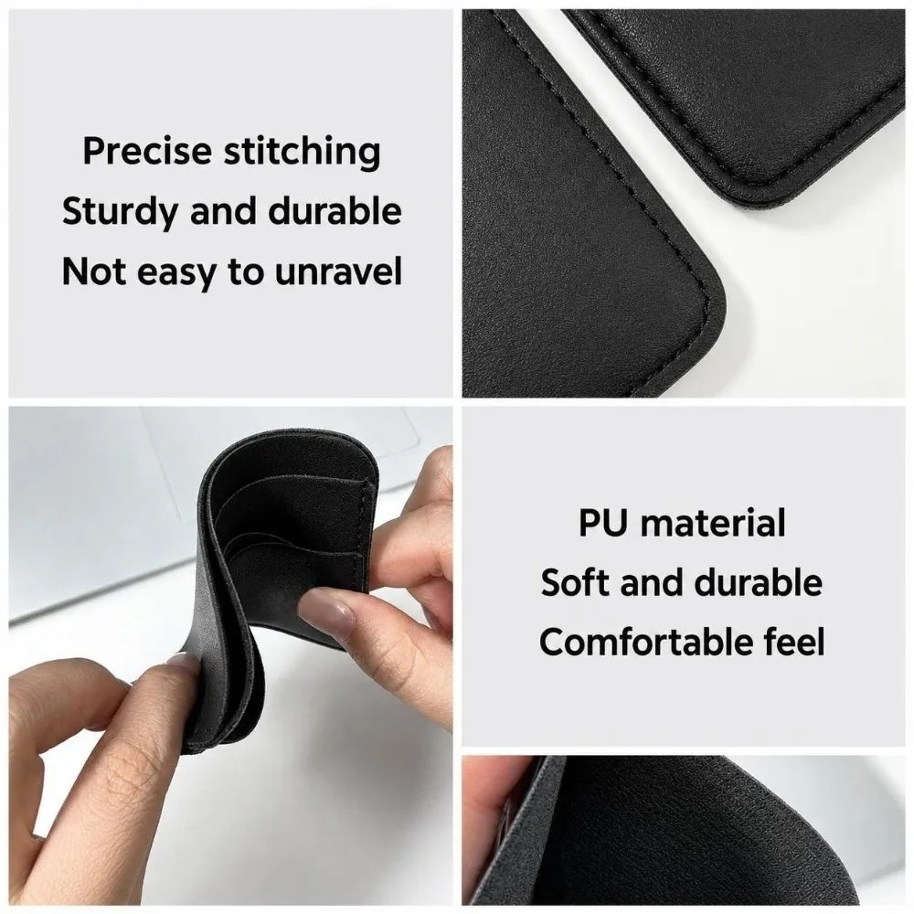 Korean Style Solid Color Card Bag Ultra-Thin Multi-Functional Bank Card Case PU Leather Credit Card Holder Women Men