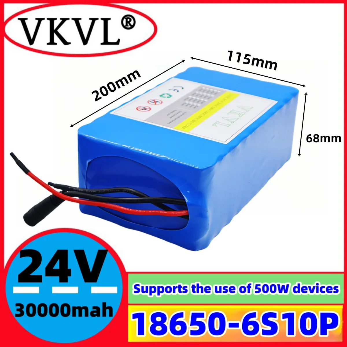 Batería de litio 24V30Ah-6S10P, equipo de monitoreo de juguete, herramientas eléctricas, 25,2 V, 30000mAh, paquete de batería de iones de litio 18650 + cargador