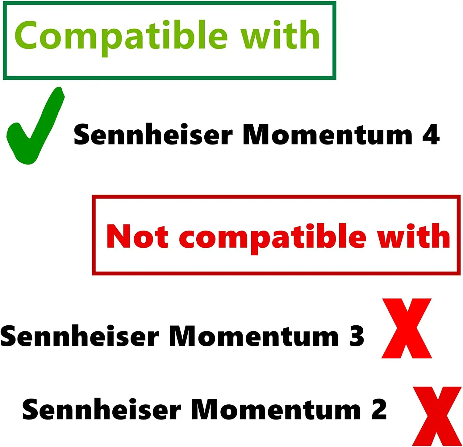 Momentum4イヤーパッド,交換用ヘッドホンパッド,sendheiser用,ヘッドホンクッション,タンパク質,レザーメモリフォーム