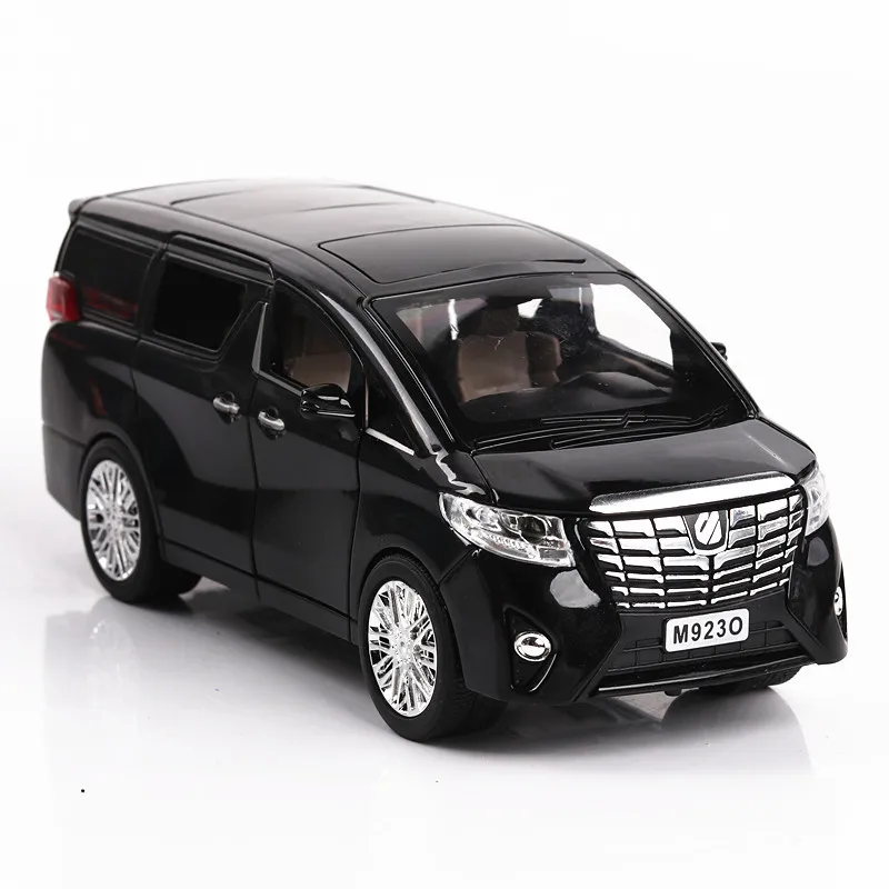 XLG 1:24 Alphard MVP Metal Car Model Diecast Alloy High Simulation Car Models Inertia Toys For Children gifts