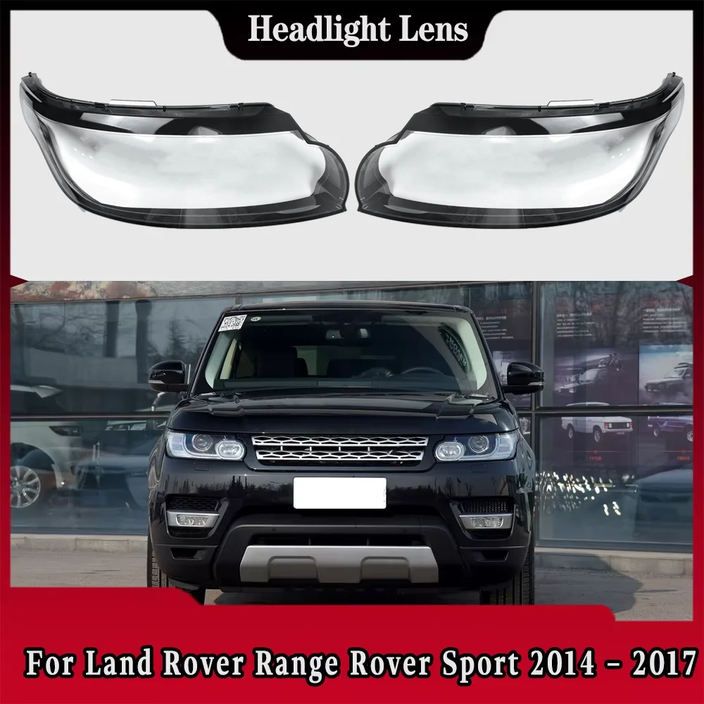 

For Land Rover Range Rover Sport 2014 2015 2016 2017 Headlight Cover Replacement Front Car Light Auto Shell Lampcover Lampshade