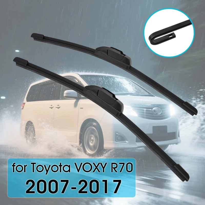 

26"+16" For Toyota VOXY R70 2007-2017 Car Wiper Blade Fit U Hook Arm Front Wipers Windscreen Auto KOSOO Wiper Blades