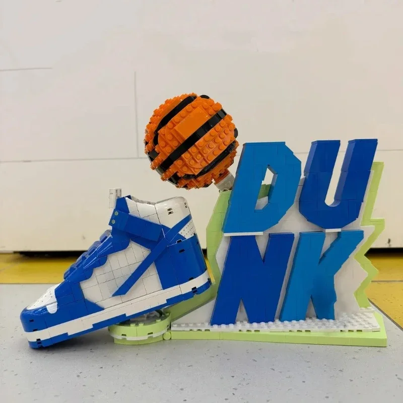 

2025 New Sneaker Model Building Block Sets Christmas Birthday for Children Boys DIY Model Gifts Toys
