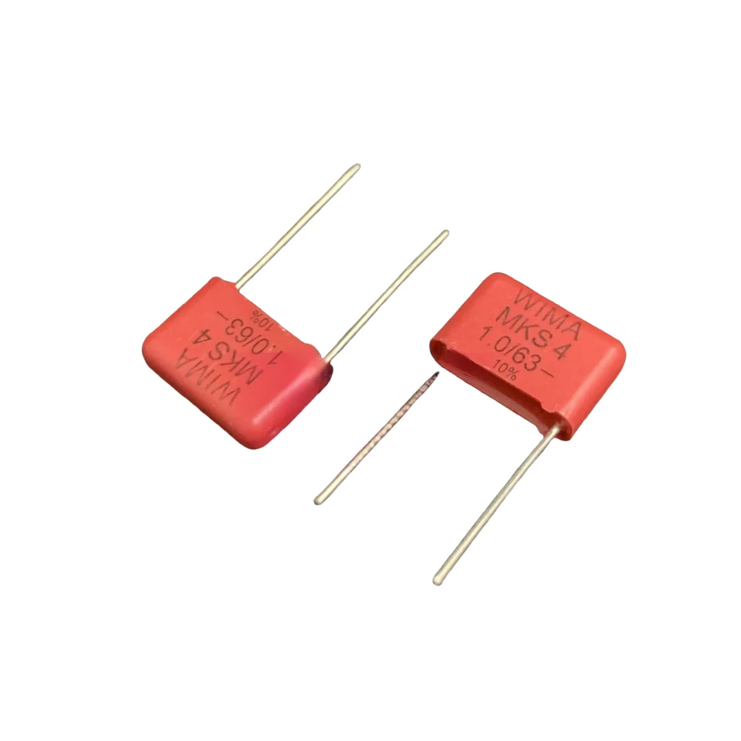 

10PCS/German Weimar 63V 105 1UF 63V 1.0UF MKS4 Pin Distance 10mm Film Capacitor