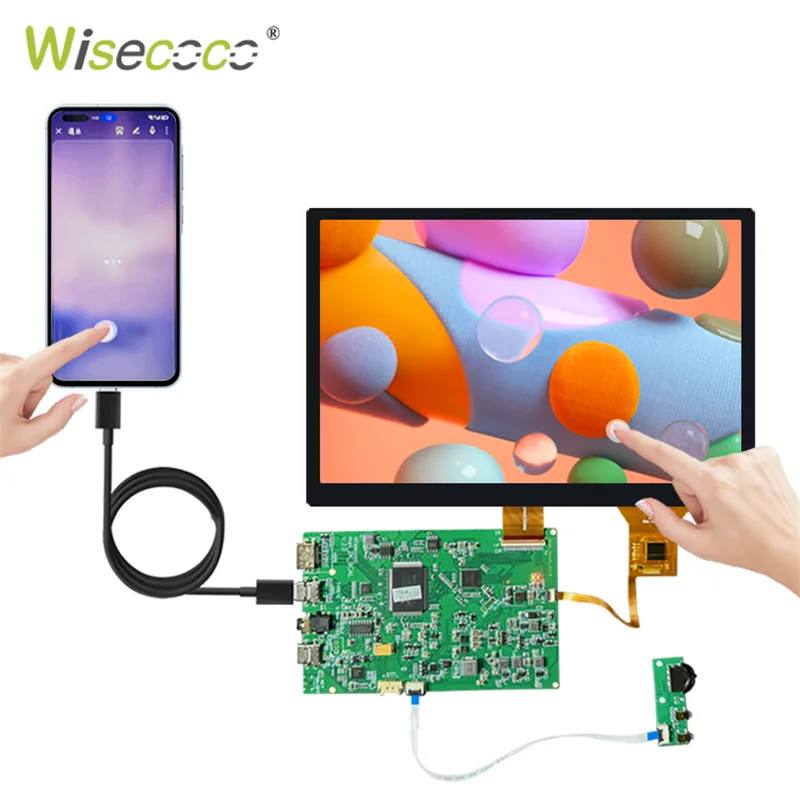 Wisecoco 8.9 Inch IPS TouchScreen Module 2560×1600 2.5K with MIPI Driver Board Type-C for Raspberry Pi DIY Portable Monitor