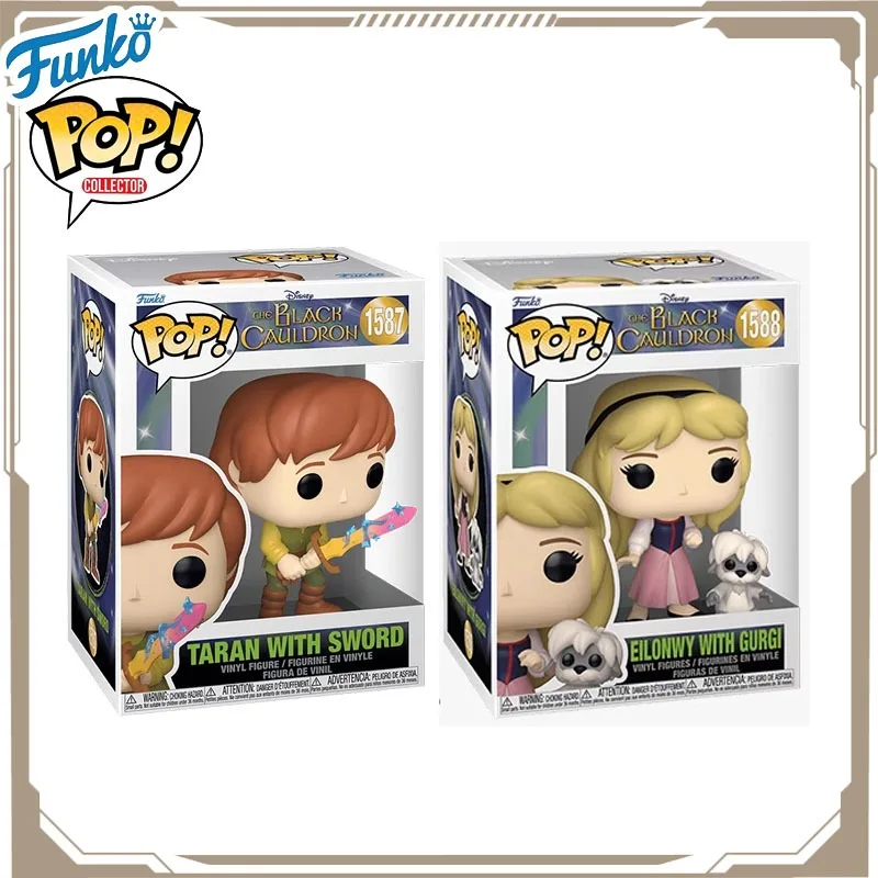 

Funko Pop Original The Black Cauldron Anime Figure Taran Princess Elroy Took Gurky Action Figure Toys for Boys Girls Kids Gift