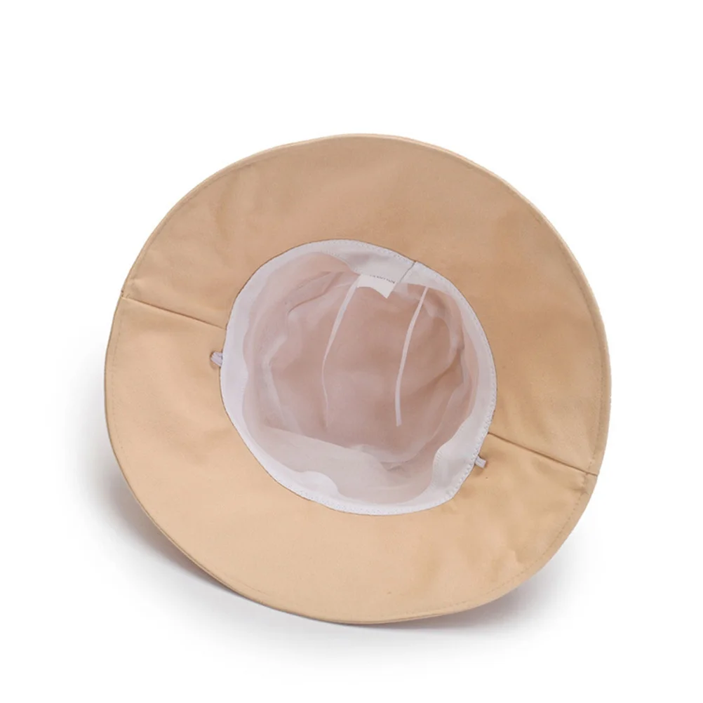 الكبار قبعة بحافة Bowknot الكاكي M 56-58 سنتيمتر واسعة حافة الشمس حماية قبعة مريحة تنفس قبعة الصيف للشاطئ في الهواء الطلق #1