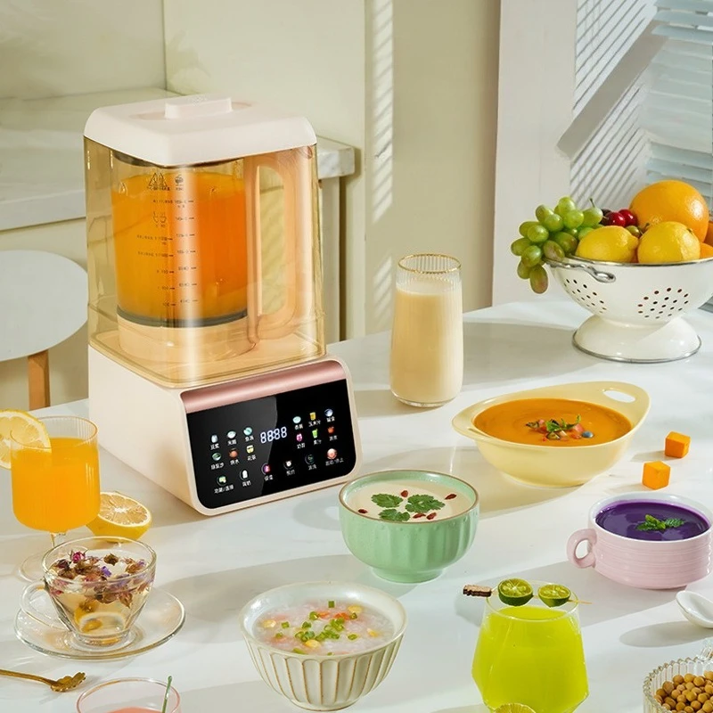 110V household covered color screen wall breaker smoothie machine automatic multi-kinetic soy milk complementary food