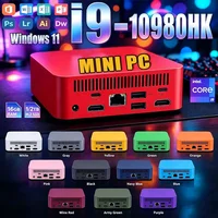 Mini PC Intel Core I9 10980HK Windows 11 Small Pocket Cmputer 16GB RAM 1/2TB SSD WIFI6 BT5.2 4K Desktop PC Gaming Computer