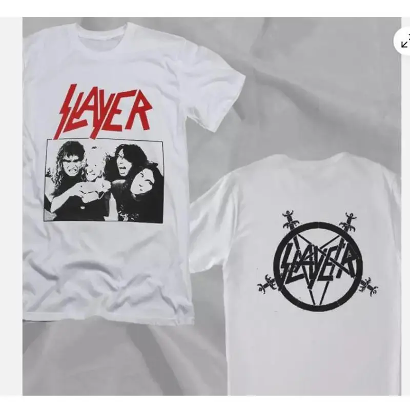 

Slayer Thrash Metal Band Members 90s T Shirt Size Classic 2 sided new