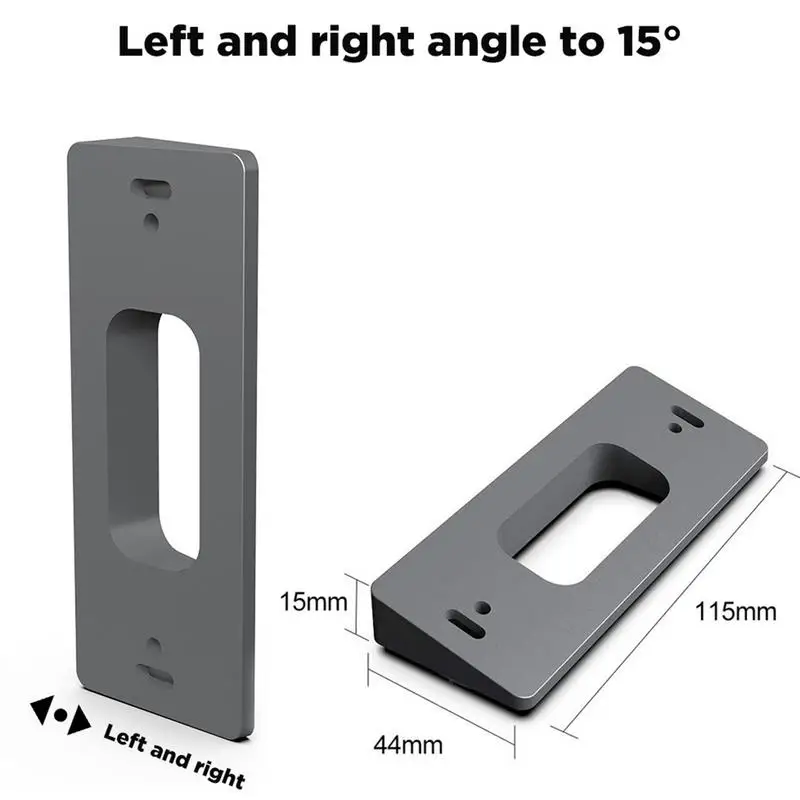 Anti-Roubo Campainha Camera Mount, Suporte De Montagem De Campainha, Suporte De Suporte, Câmera De Vídeo