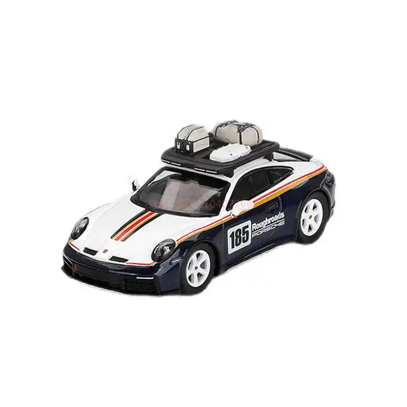 نموذج سيارة صغير Gt 1/64 بورش 911 داكار رالي سباق السيارات نموذج محاكاة غرفة عرض نموذج سيارات الصبي جمع هدية عيد ميلاد