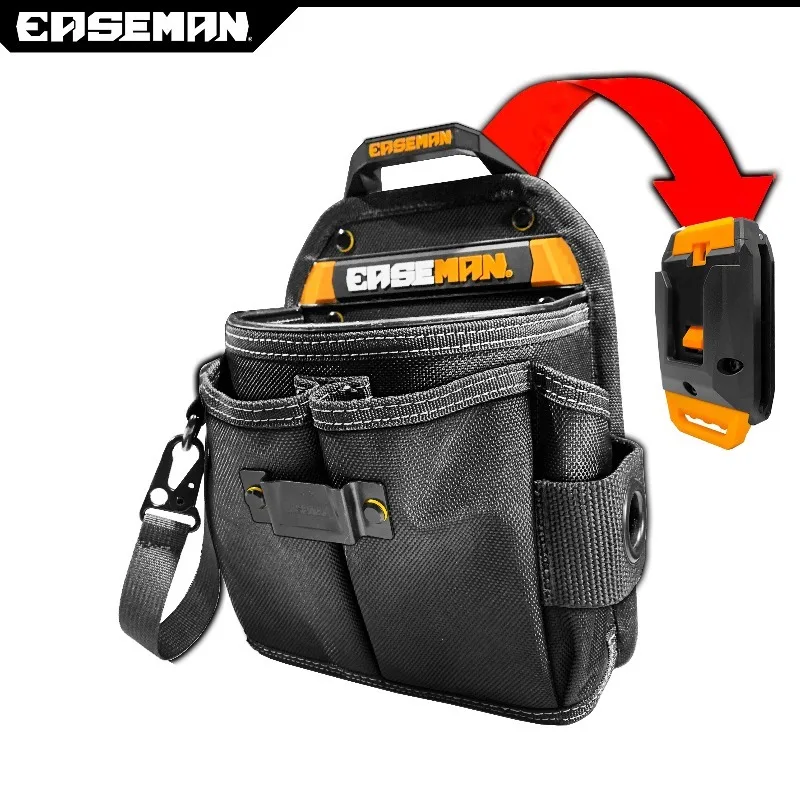 Expandable Toolkit Quick-release Multifunctional Electrician's Waist Bag Thickened Wear-resistant Portable Maintenance Bag