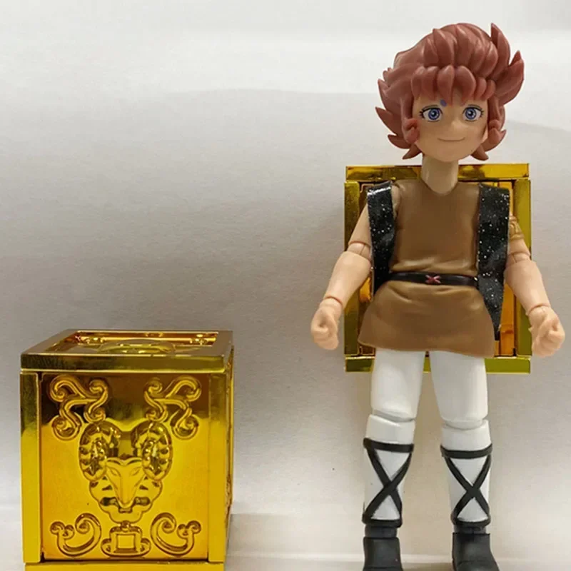 

In stock ST/ShineTime Saint Seiya Myth Cloth EX Aries Mu KiKi Golden Knight of the Zodiac PVC Action Figure