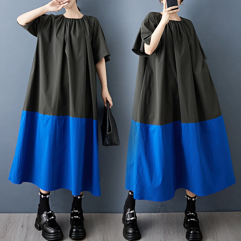 

Свободная юбка миди А-силуэта из хлопковой смеси с вырезами, однотонная, винтажная, повседневная...