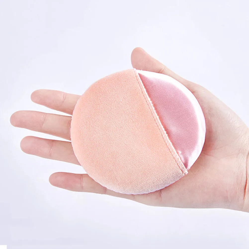 

10pcs Powder Puff Makeup Beauty Accessory Face Tool Rounded Small Puff for Salon Home Use