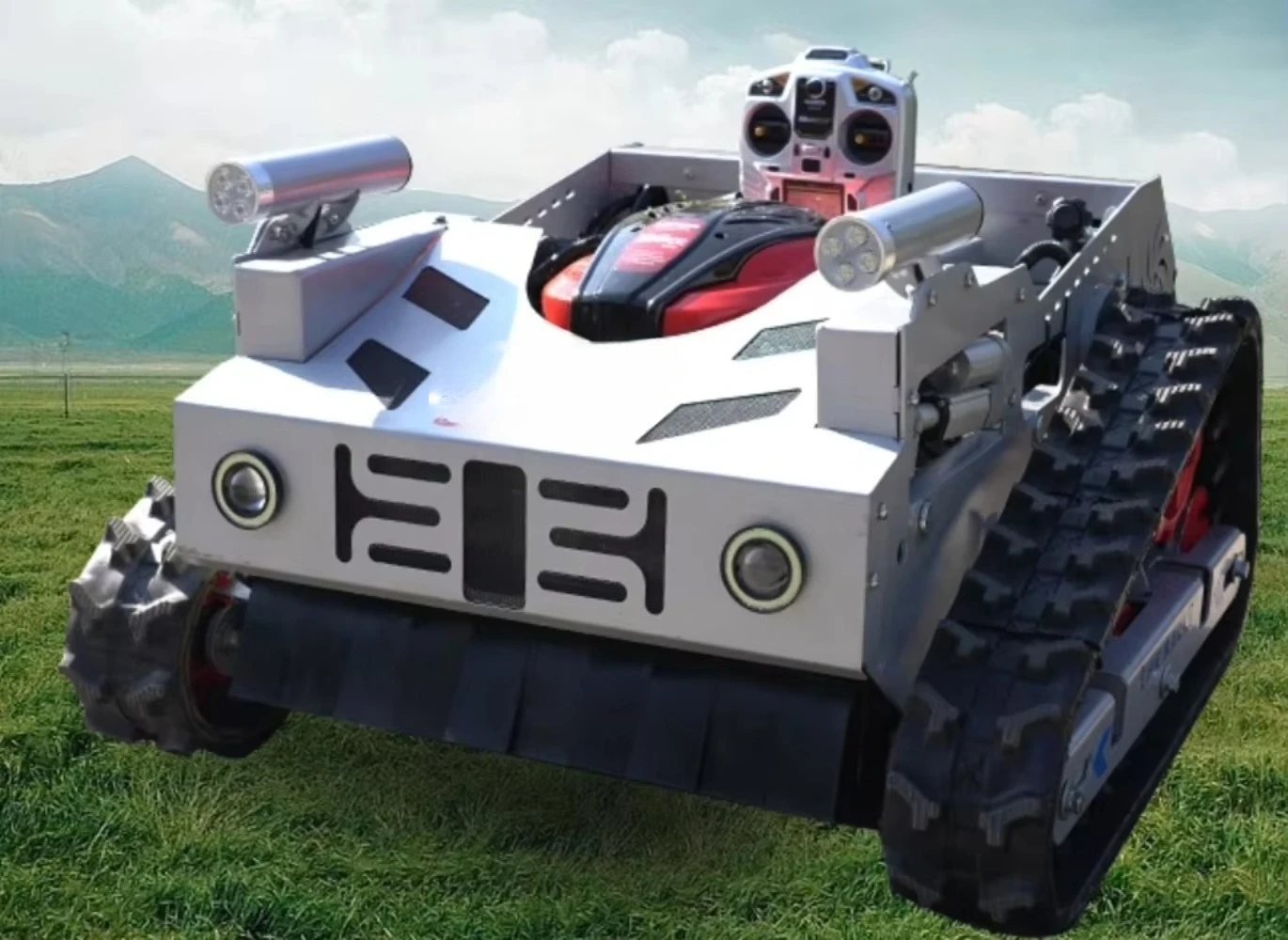 Remote Control Lawn Mower Remote Control Self-propelled Hybrid Weeding Machine Grass Chopper