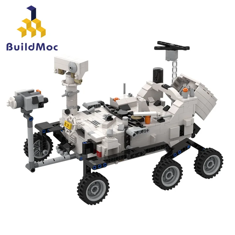

Горячая Распродажа MOC, совместимая с строительными блоками MOC-48997, Perseverance Mars Rover Mars, модель C4881, кирпичи для детей