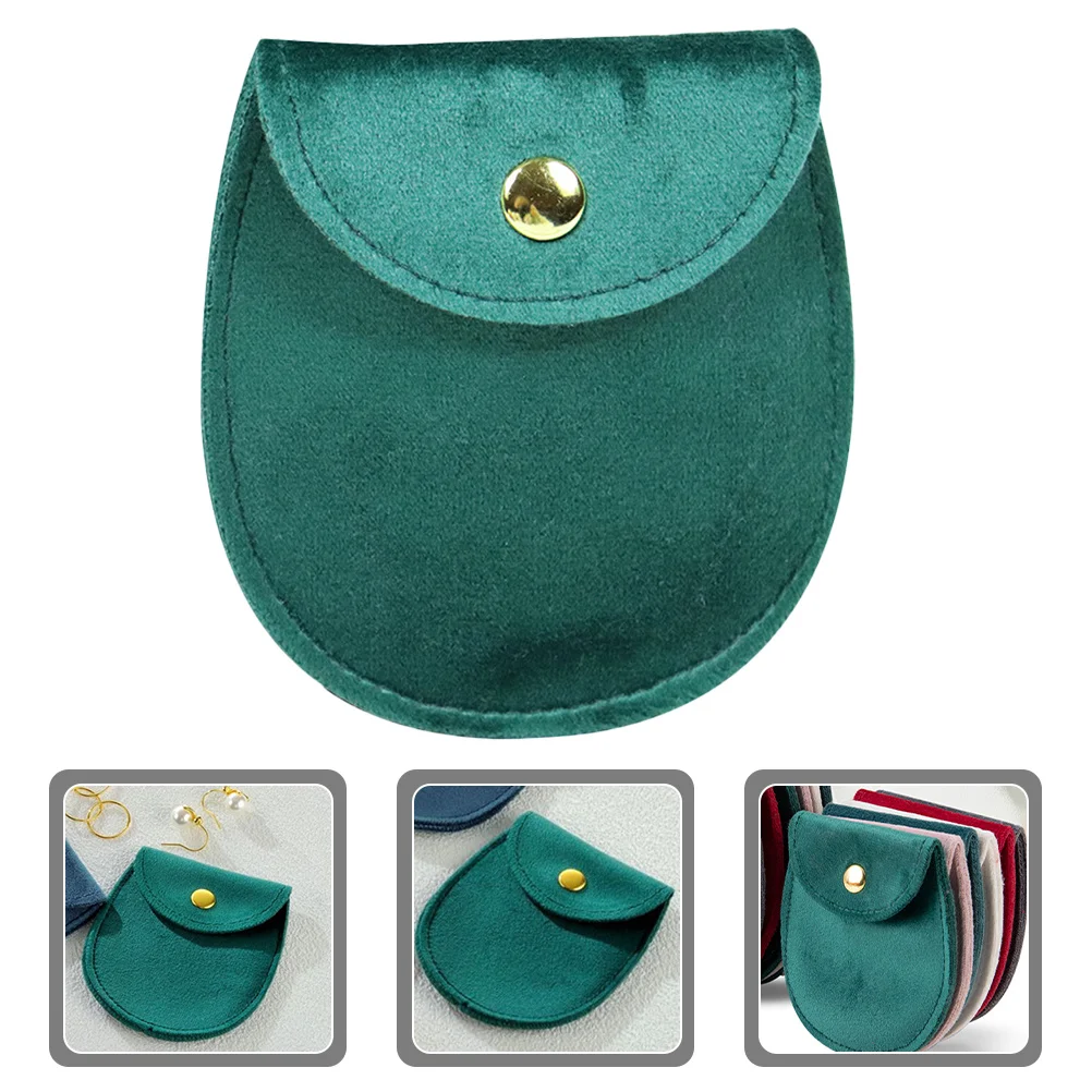 

Small Jewelry Pouch Snap Closure For Ring Earring Bracelet Storage Gift Bag Wedding Birthday Present Organizing Travel Essential