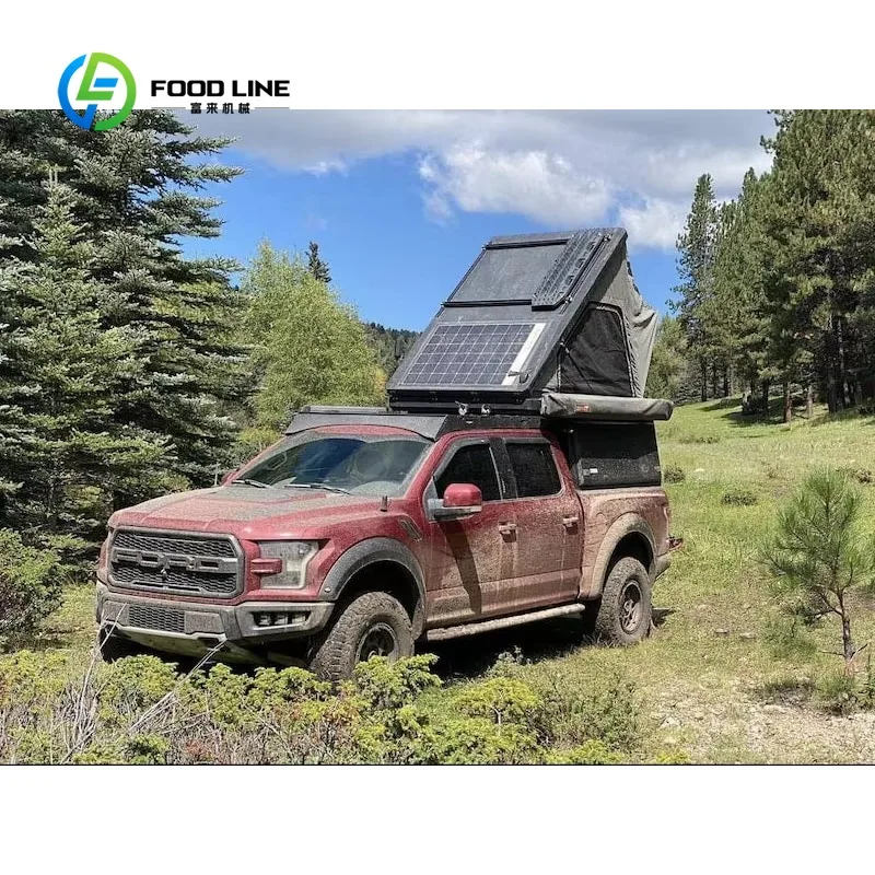 Customized pickup truck bed hard‑top topper steel aluminum alloy waterproof manual locking for outdoor pickup cargo shelter