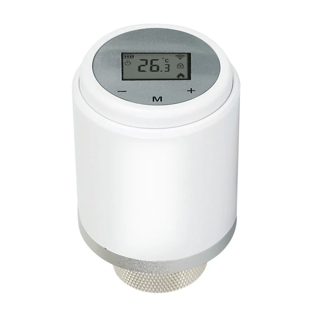 Thermostatic Radiator Valve For Zigbee For Tuya with Custom Weekly Programming and Remote Control for Smart Home