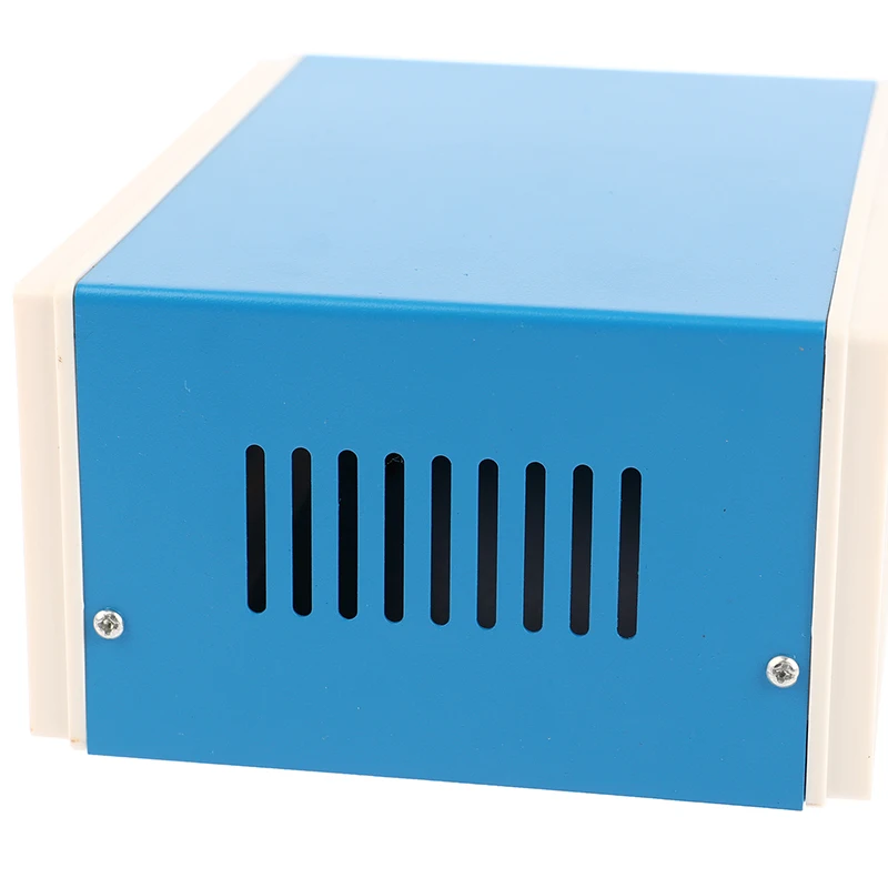 Blue Junction Box Metal Rectangle Electronic Project Case DIY Preventive Box Power Enclosure Corrosion Resistant Durable