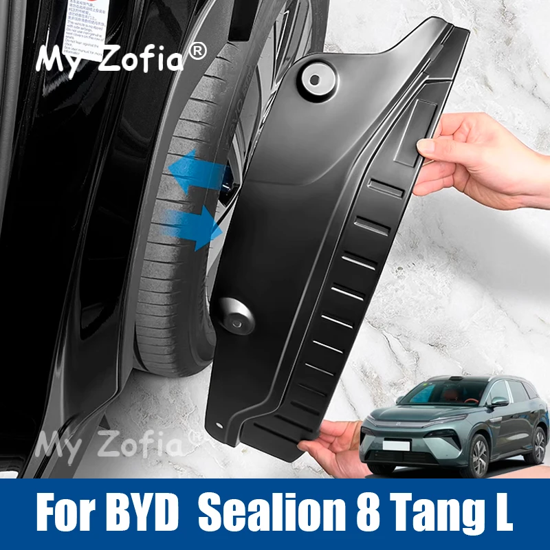 

For BYD Sealion 8 TANG L 2025 2026 Car Rear wheel mudguard Splash Guard Exterior Mudguard Dirt Tire Mud Flaps Accessories