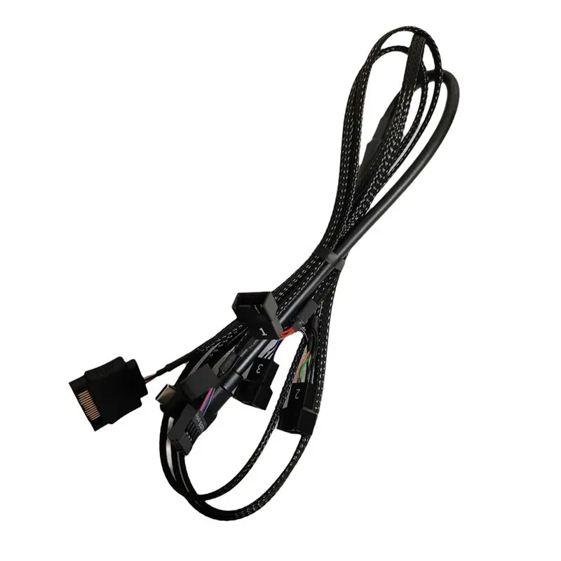 A29F-For Corsair ICUE H100i CPU Cooler Water Cooled Cooling Radiator O-USB C Power Supply Adapter Cable