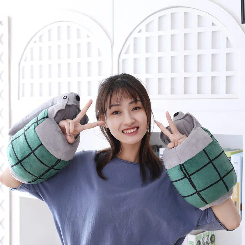 Anime My Boku no Hero Academia Katsuki Bakugou Cosplay Costume Grenades Gloves Soft PlushCuff Arm Power Wrist Bracer Gifts Prop