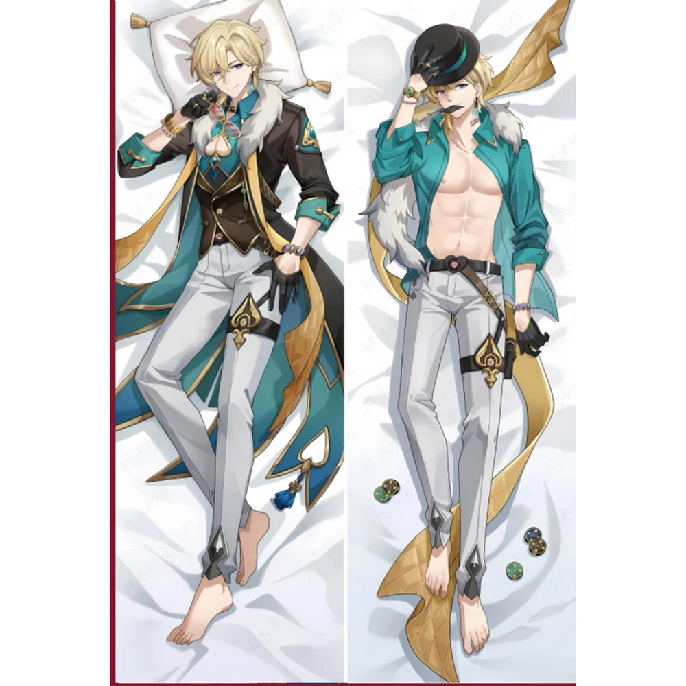 Dakimakura Anime Aventurine Kakavasha Double-sided Print Life-size Body Pillows Cover Honkai: Star Rail Adult Pillowcase