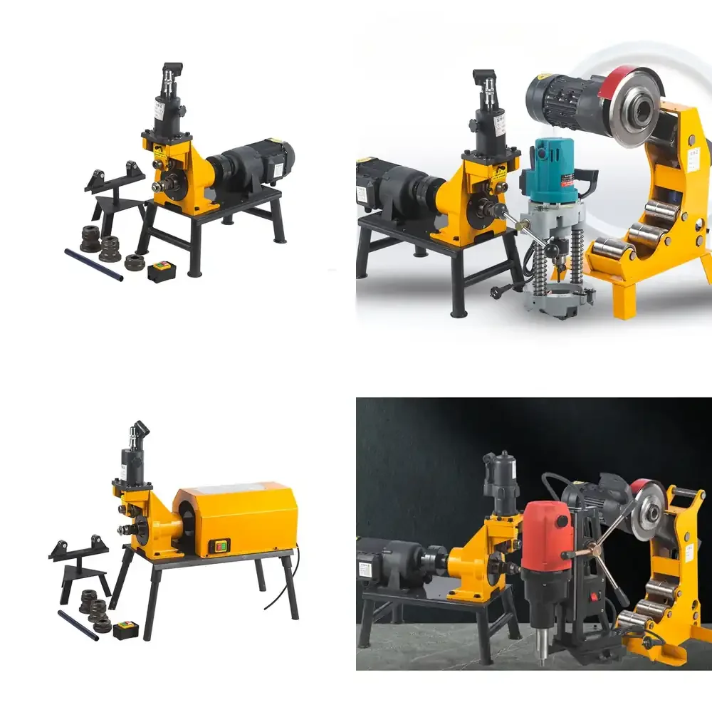 WAP01 Fire Pipe Grooving and Punching Machine for Galvanized Pipes Electric Hydraulic Cutting Machine