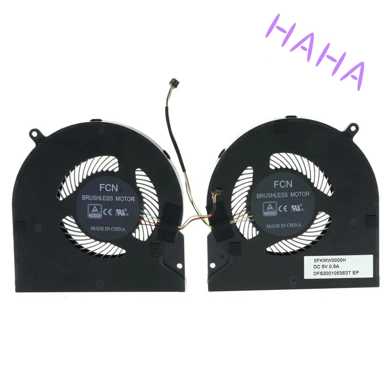 H+Replacement Laptop CPU + GPU Cooling Fan for Razer Blade 15 RZ09 RZ09-02385E92 RZ09-02386E91 0FKMW0000H