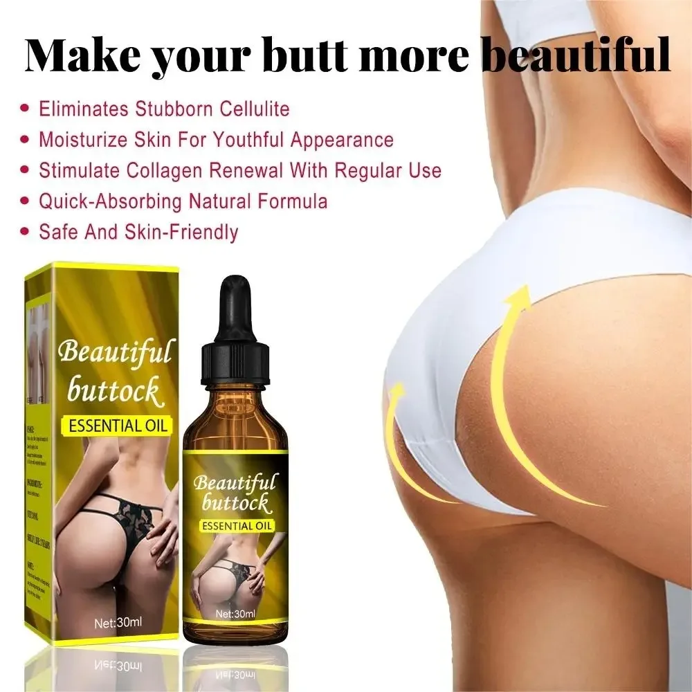 Creme de Alargamento das Nádegas para Mulheres, Butt Lift Up, Óleo Essencial Firming, Big Ass, Melhorar o Crescimento do Quadril, Apertar Shaping, Cuidados Corporais Sexy