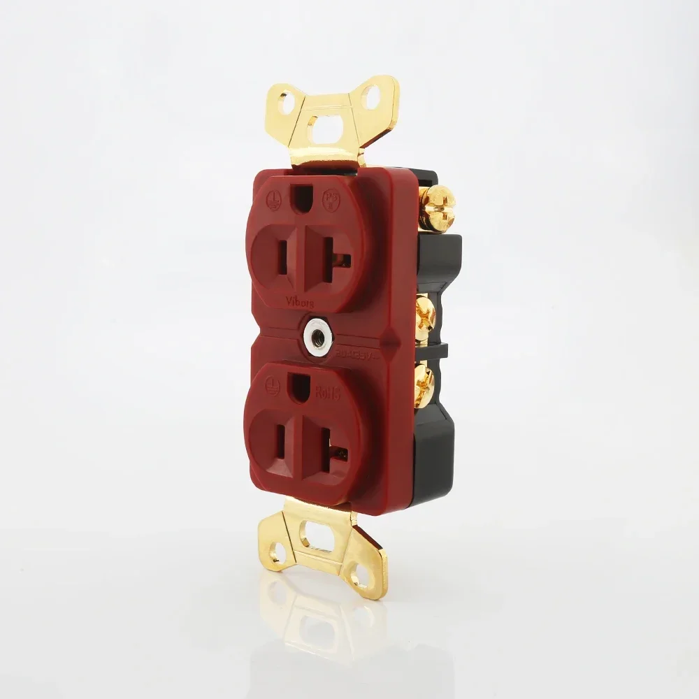 Viborg VM02G VM02R 100 % reines rotes Kupfer, hochwertige US-Steckdose, HiFi-Wechselstrom, US-Steckdose