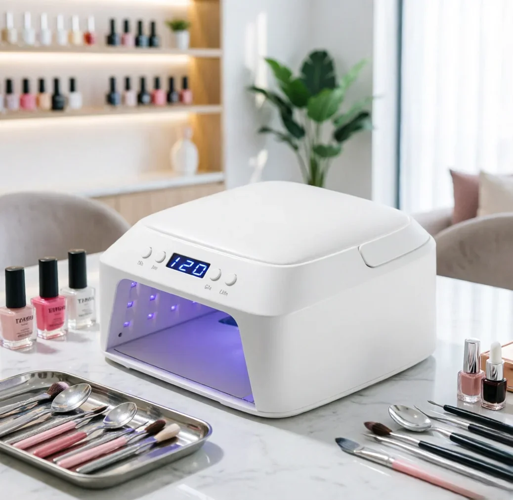 72W 71 LEDs Smart Sensor UV Nail Lamp Large Space Nail Dryer With Hand Pillow For Manicure Pedicure Salon
