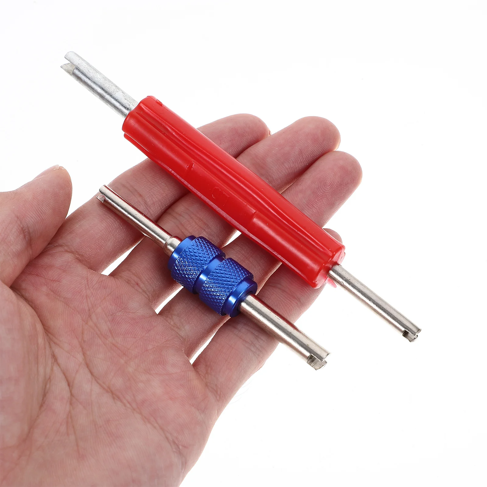 

1 Set Valve Core Removal Tool Kit Dual Head Car Tire Disassembling Installing Tool For A/ Sturdy Metal Color Coded