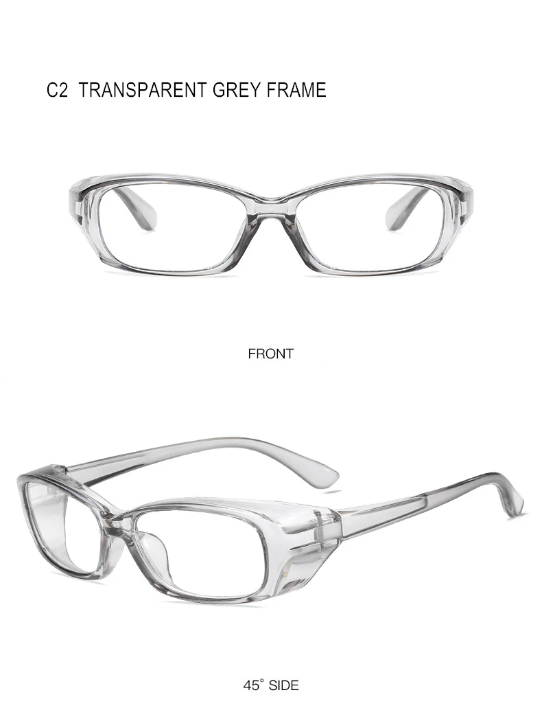 Myopie-Brille -0,5 bis -8,0 Damen und Herren, blockiert Staub, vollständig geschlossener Rahmen, kurzsichtig, verschreibungspflichtige Brillen, Astigmatismus, individuell F192 – Detail 17