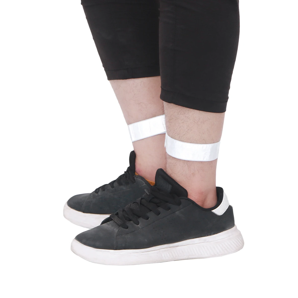 

2pc Reflective Belt for Running Bike Night Riding Silver Safety Equipment Durable Polyester Warning Tape Glow Ribbon