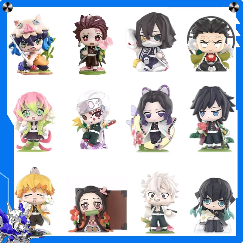 

Genuine Demon Slayer Action Figure Tanjirou Muichirou Mitsuri Tengen Figure Q-Version Doll Series Toys Birthday Present Original