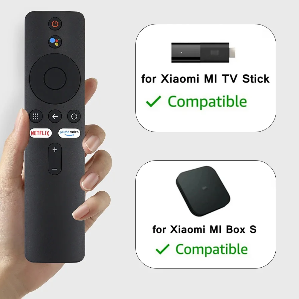 Bluetooth Voice Remote XMRM-006 for Xiaomi MI Box S, TV Stick 4K, Smart TV 4X Android with Google Assistant