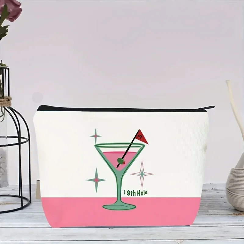 A Golf enthusiasts makeup bag - cute multifunctional zipper pouch for ladies, jewelry storage bag - view 2