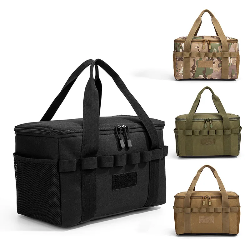 

Outdoor Camping Tactical Bag Multi-Functional Large Capacity Anti-Collision Cassette Stove Tool