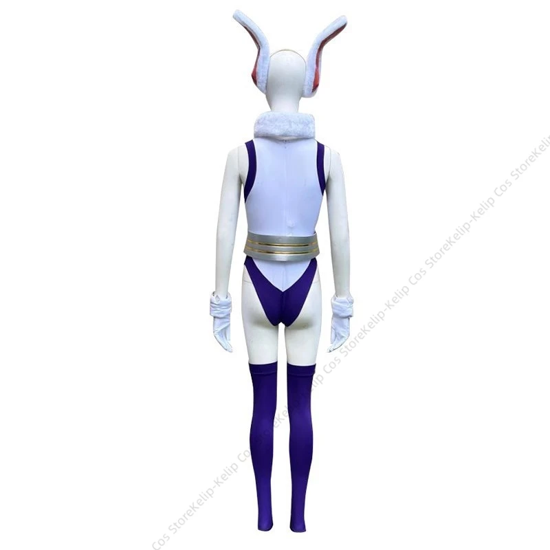 MHA Miruko Cosplay Costume Rabbit Hero Battle Gear Uniform Outfits Set For Adult Women Halloween Party Anime Performance Props view 3