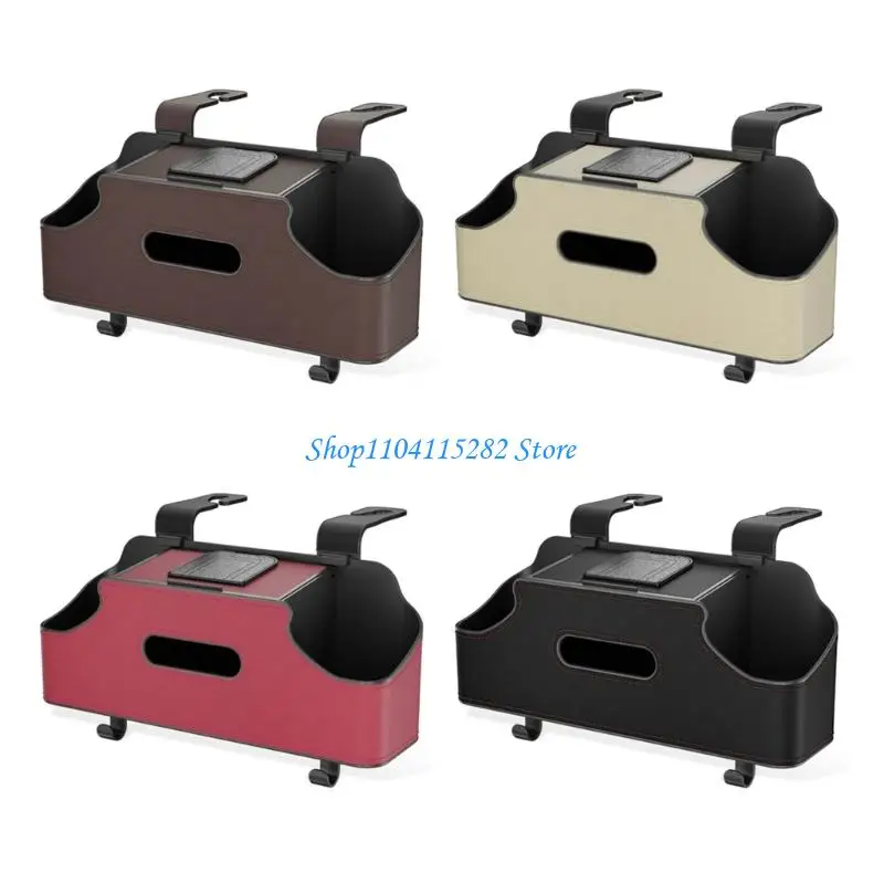 

Car Back Organizers With Multiple Compartments No Tools Installation Back Storage Bag for Travel Family Use