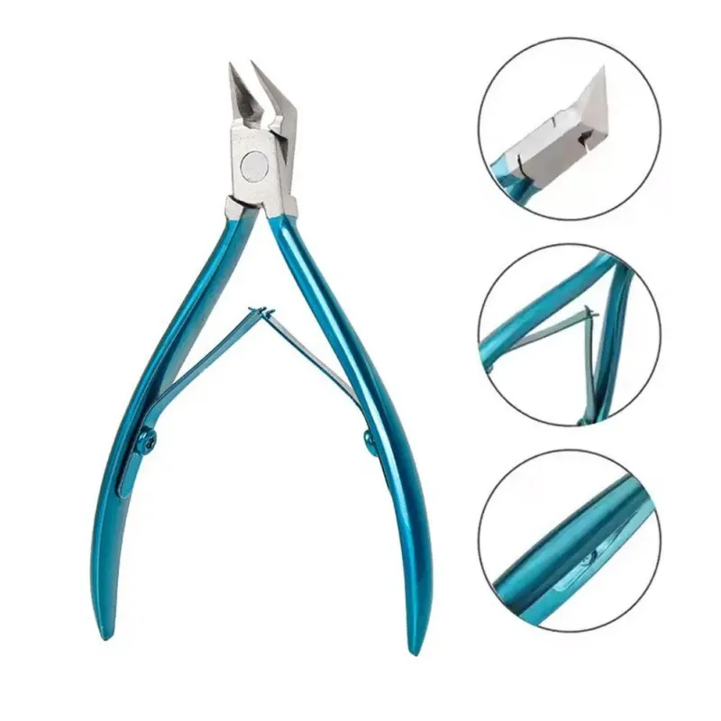 Toenail Clipper Straight Blade for Ingrown Thick Nails Stainless Steel and Sharp Pointed Tip Ingrown Nail Clipper Pedicure Tool