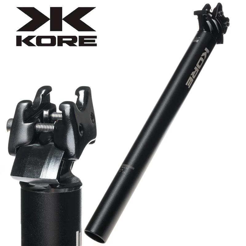 KORE Torsion I-Beam Single Rail Bike Seatpost Straight Non Offset 31.6/30.9x350mm Aluminum Bicycle Seat Post For MTB Road Foldin