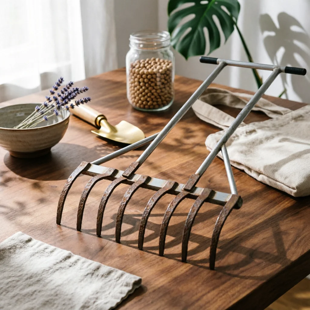 

Heavy Duty Deep Tines Garden Fork Metal Wide-head Farm Tool for Field Digging and Soil Lifting