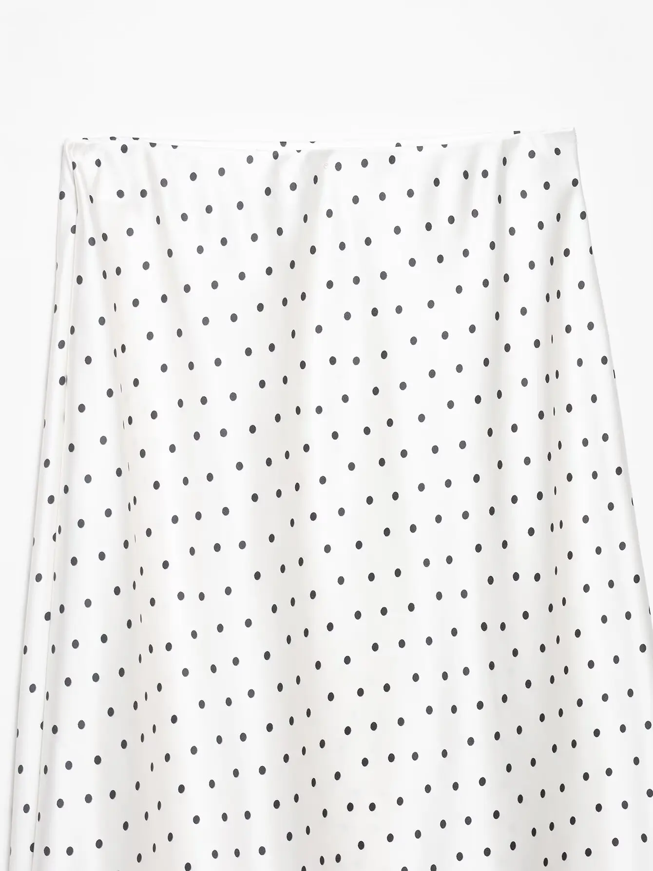 HH Damen Vintage Schwarzes Polka-Dot Mantel-Rock-Set Rollkragen Langarm-Jacke Schmaler Midirock Trendiges Damen High-Street-Outfit – Detail 14